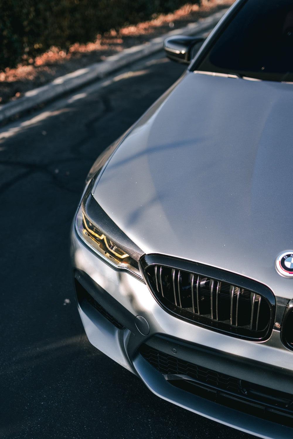 Carbon Fiber Eyelid Headlight Trim - BMW F90 M5