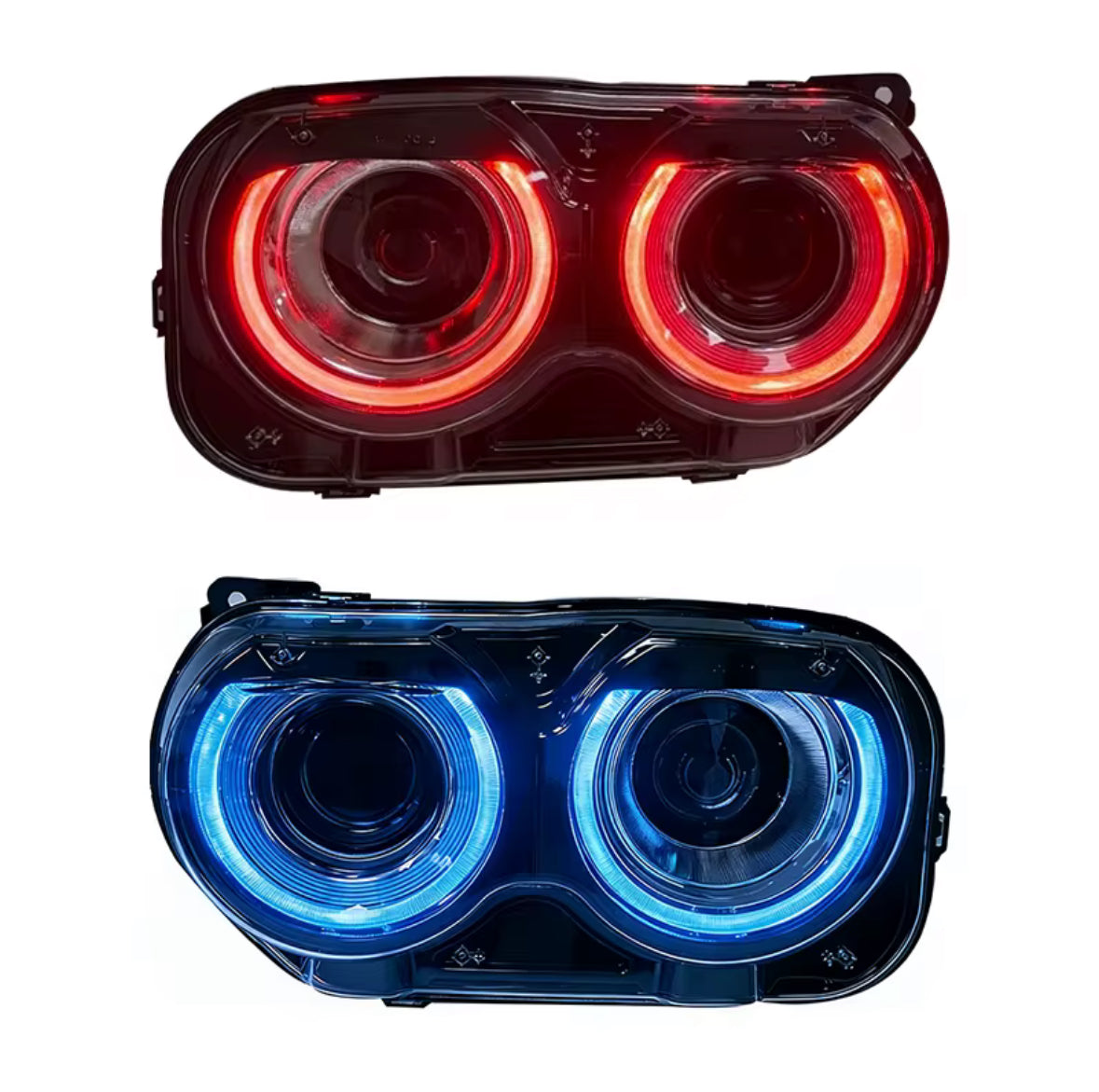 RGB LED Headlights for Dodge Challenger (2008–2014)