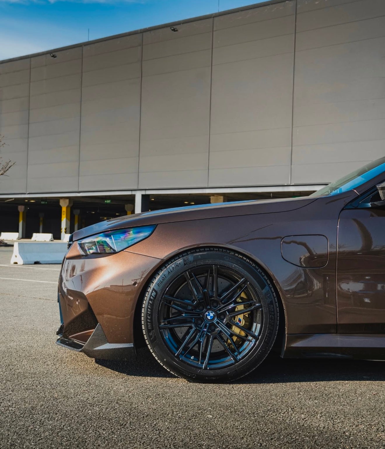 BMW G90 M5 Carbon Fiber Front Lip 2Pc