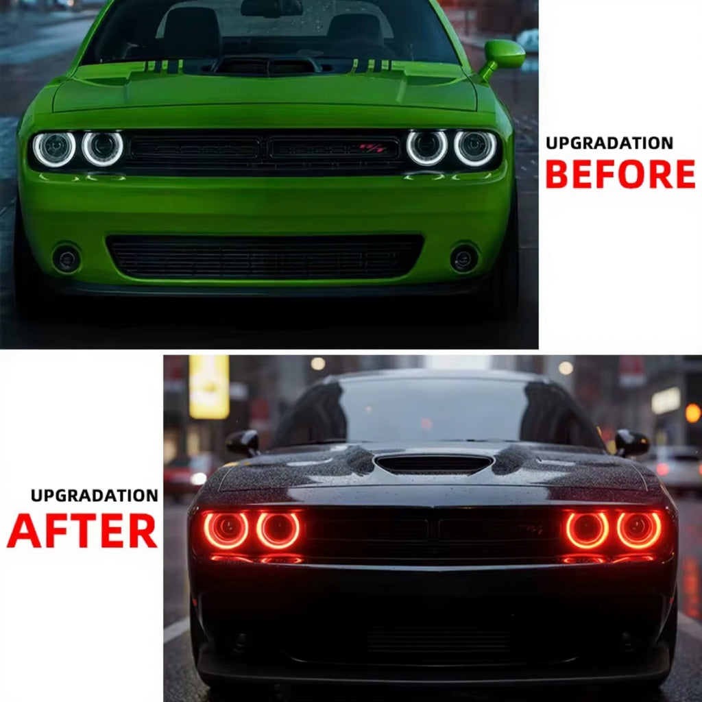 RGB LED Headlights for Dodge Challenger (2008–2014)
