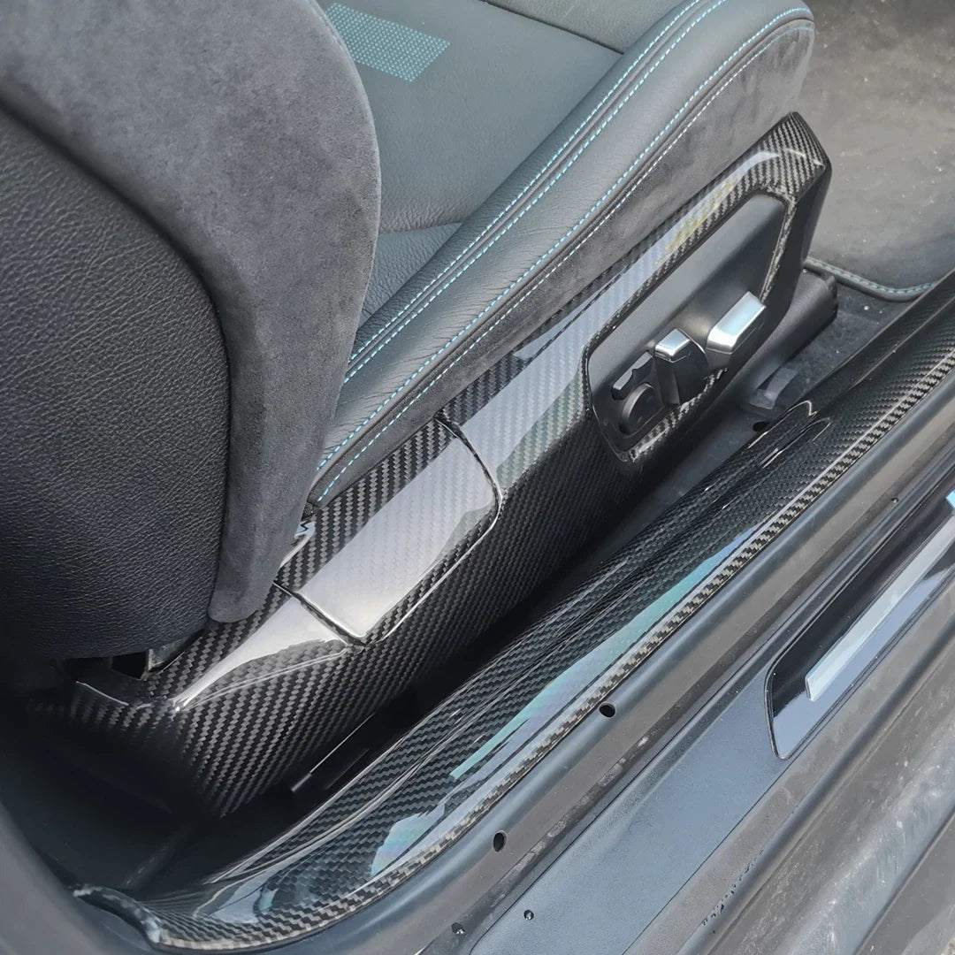 Carbon Fiber Side Seat Covers - BMW M2 F87 M3 F80 F81 M4 F82