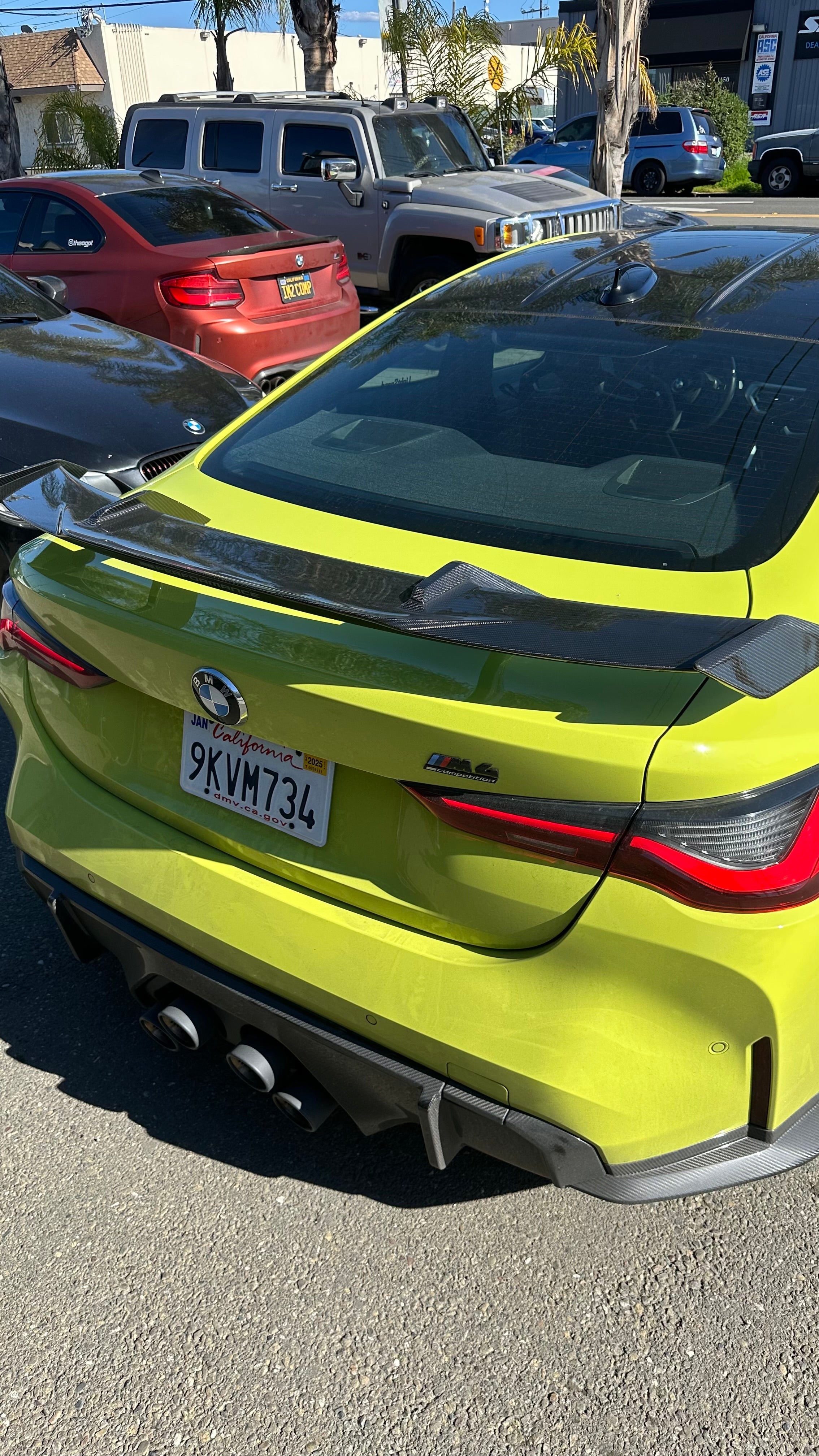 M Performance Style Carbon Rear Spoiler wing - BMW