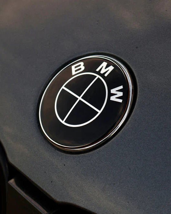 Black BMW Roundel Emblem Set (7 Piece)