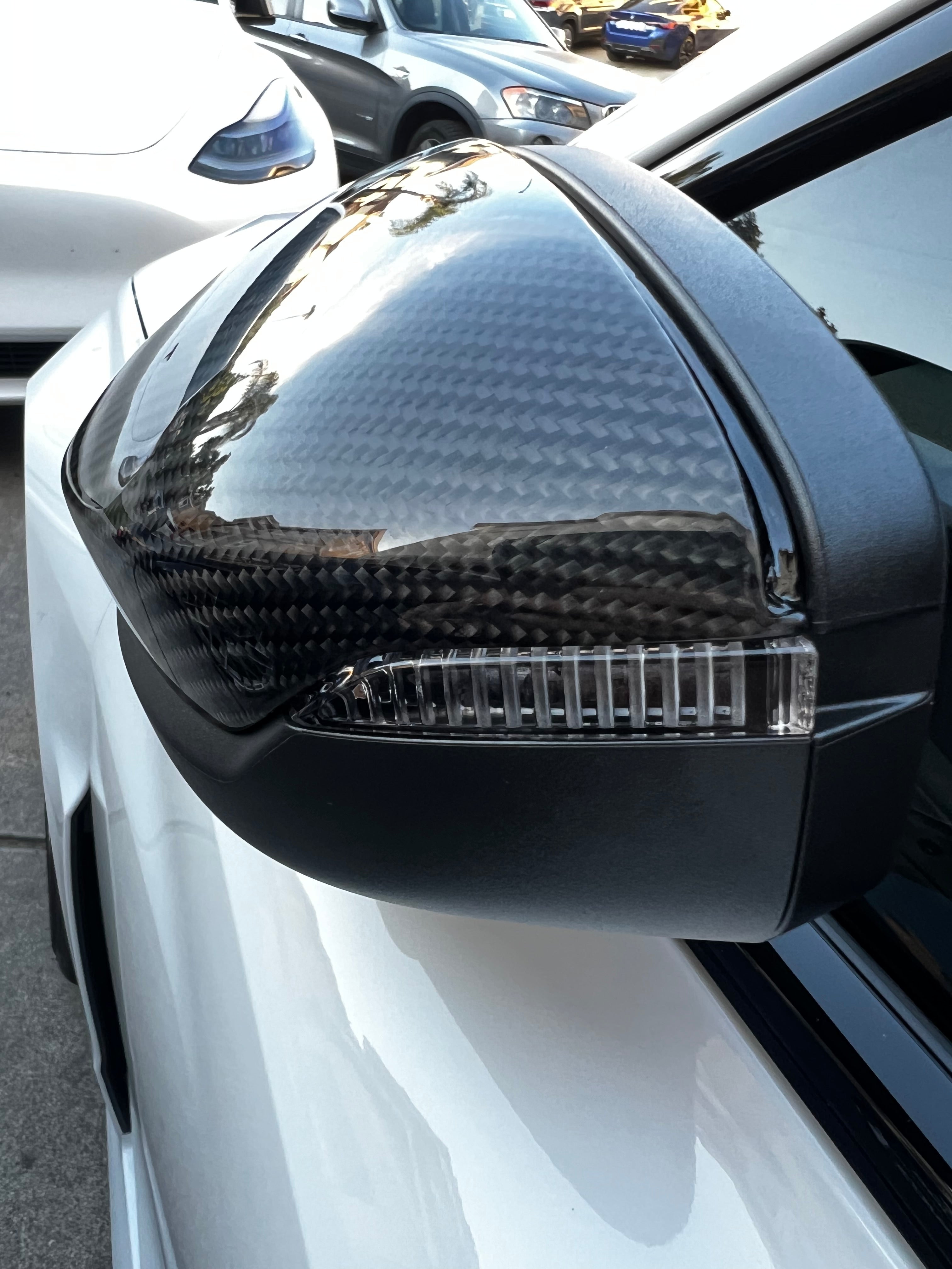 Audi A3/S3/RS3 8Y Carbon Fiber Mirror Caps 2022-2024