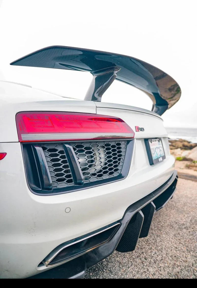 Carbon Fiber V-Style  Rear Diffuser - Audi R8