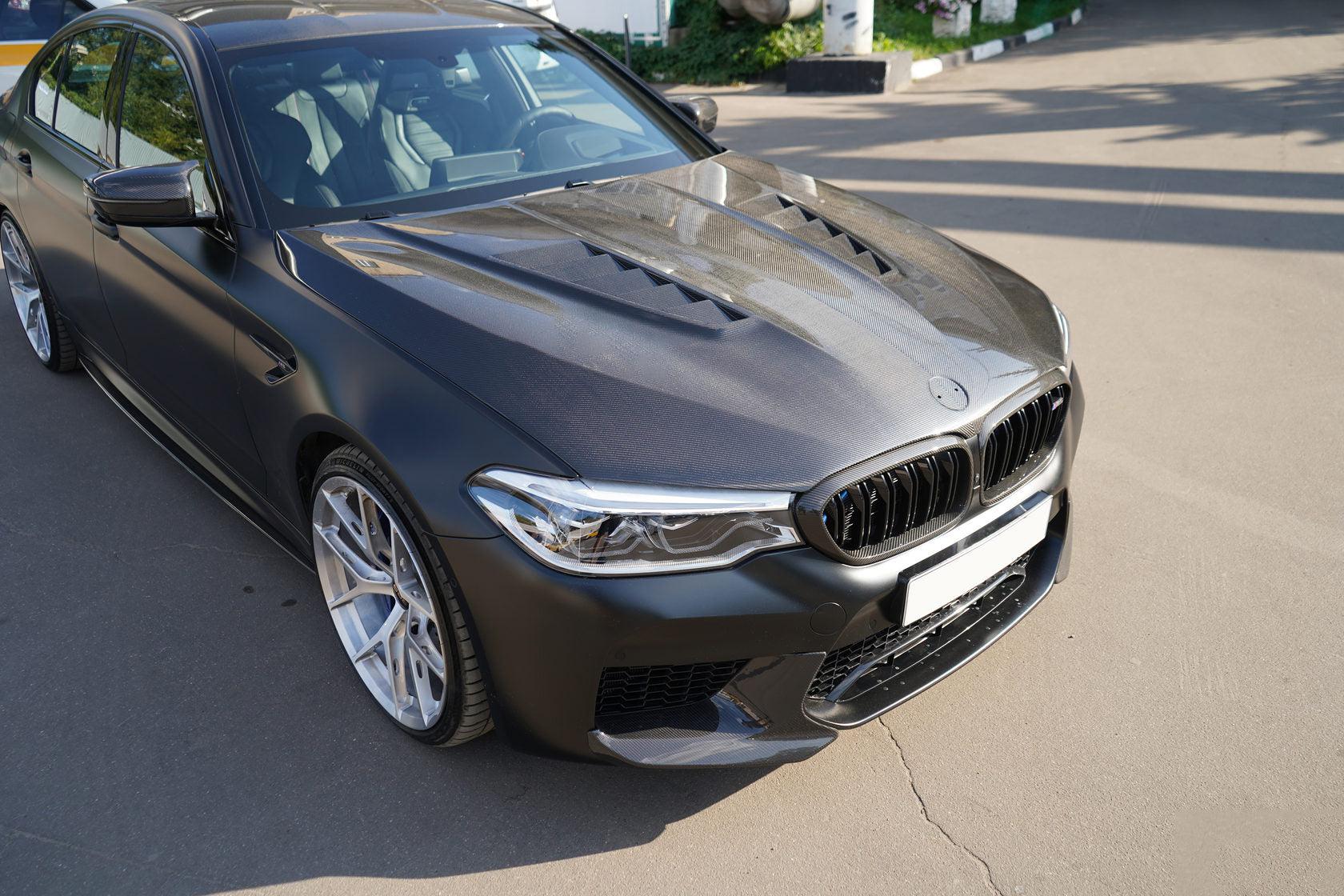 GTR Style Carbon Fiber Front Hood - BMW F90 M5 & G30 5 Series