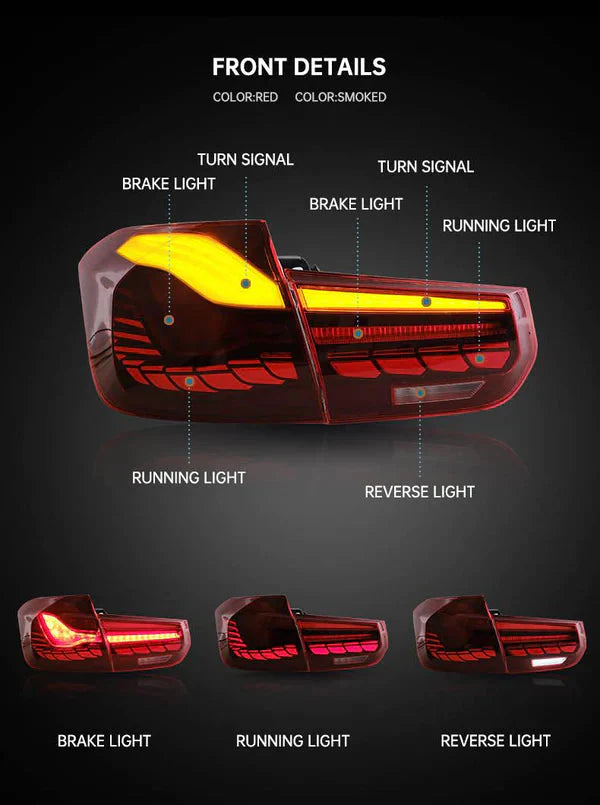 GTS OLED Taillights - BMW F80 M3 & F30 3 Series