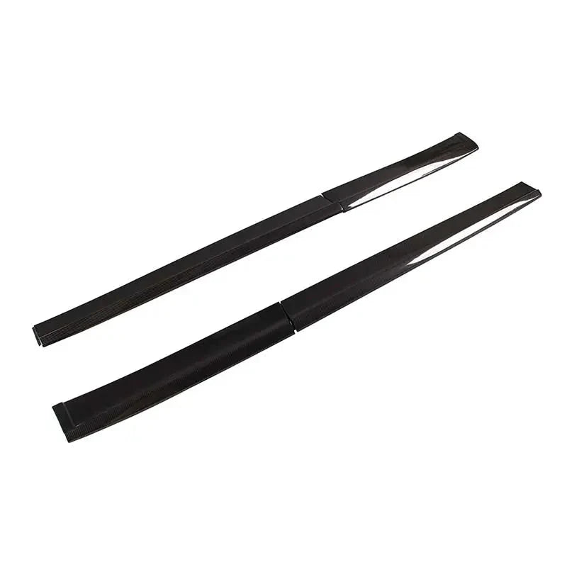 Paktechz Dry Carbon Fiber Body Kit Lower Door Guard Molding Trims - Porsche Cayenne 9Y0 Coupe 9Y3