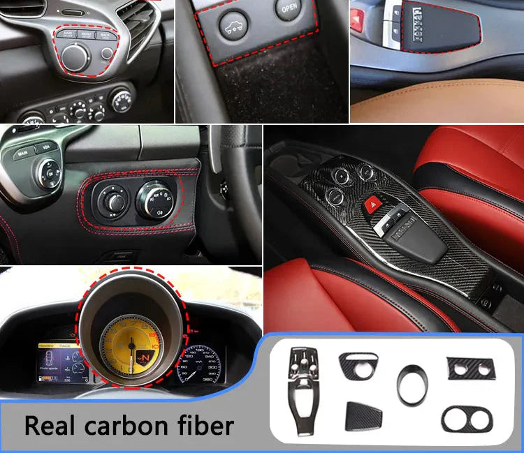 Carbon Fiber Interior Kit - Ferrari 458 2011-2016