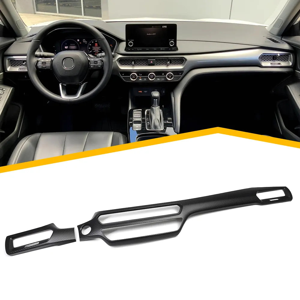 Carbon Fiber Center Console Dashboard Panel Cover - Acura Integra Type S A-Spec 2022-2024