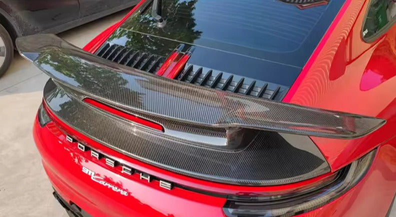 Carbon Fiber Rear Wing - Porsche 911/992 Carrera S