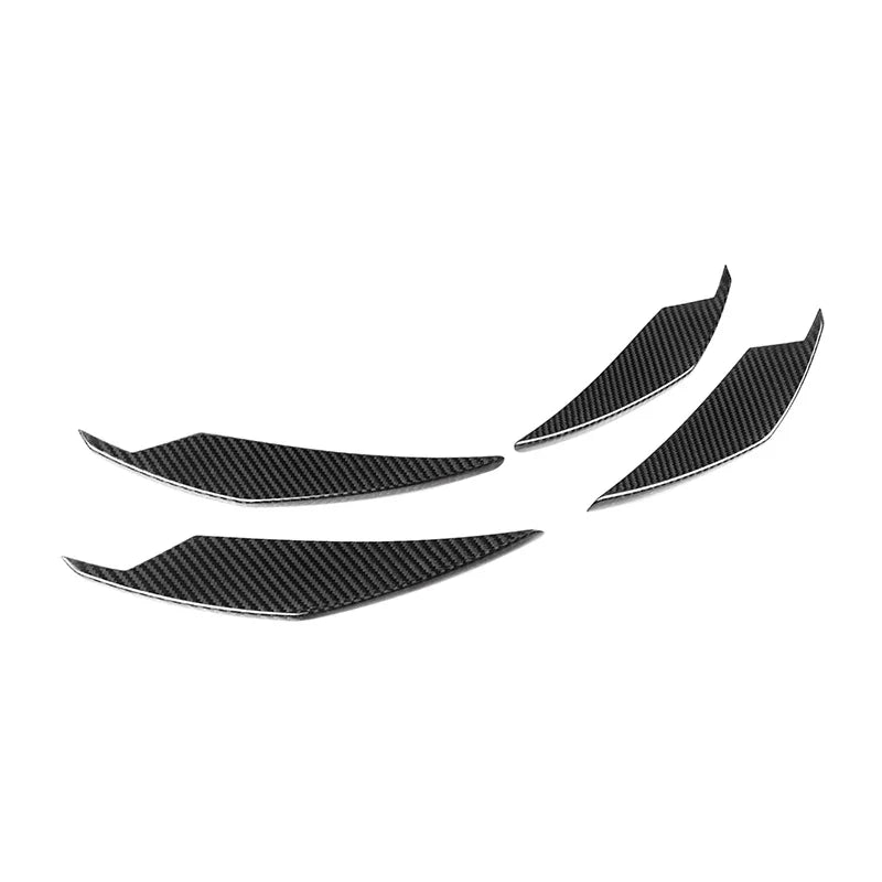 CARBON FIBER FRONT BUMPER CANARDS - BMW G8X G80 G82 M3 M4