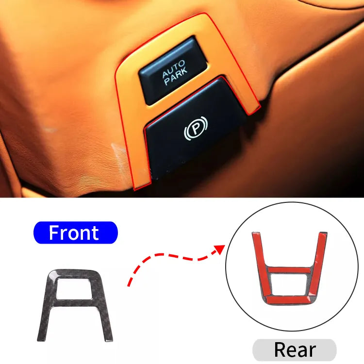 Carbon Fiber Interior  Center Console Gear Cup Holder Panel Cover -Ferrari F12 Berlinetta