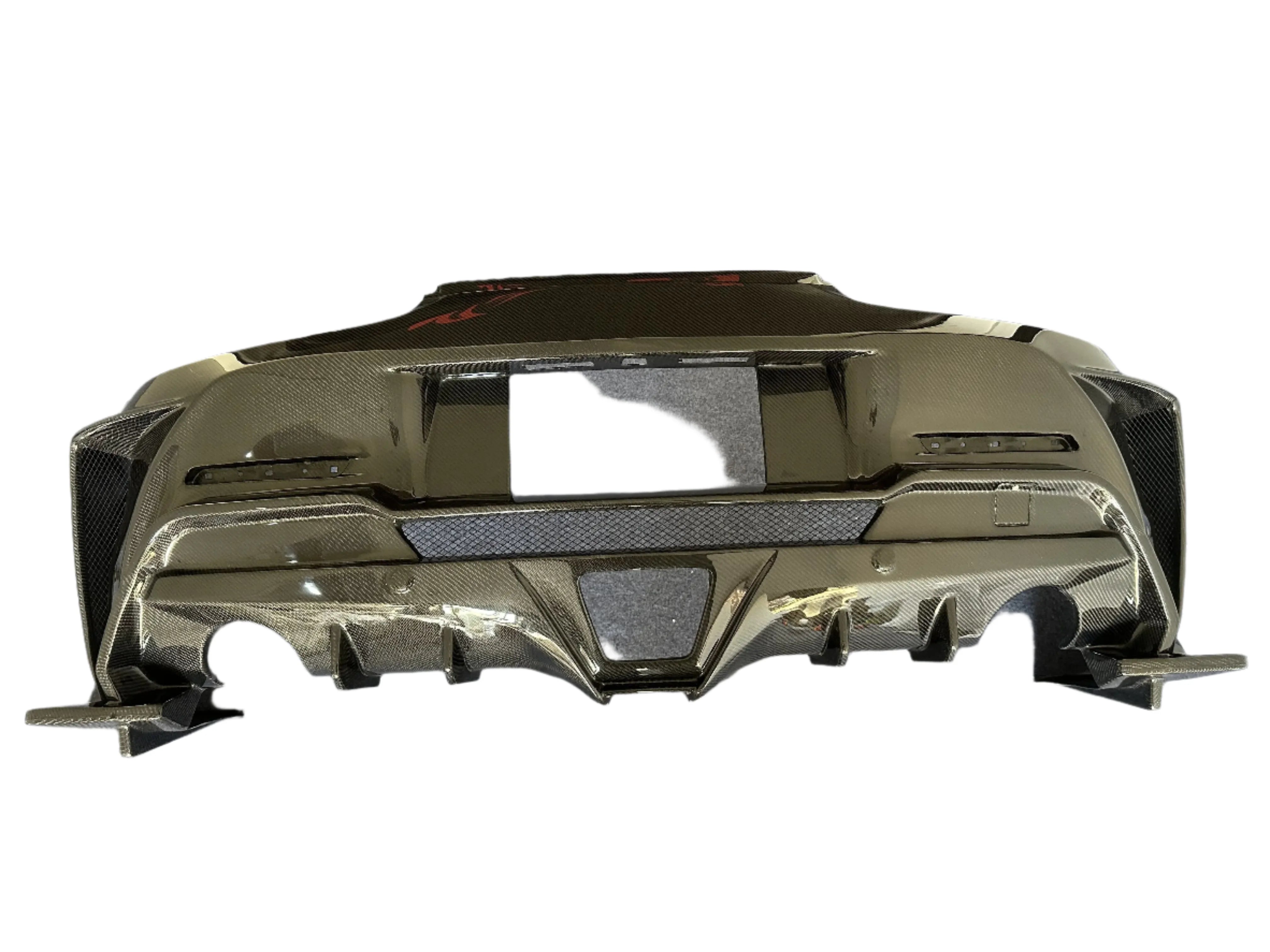 Carbon Fiber Fully Exposed  Rear ING Style Bumper - Toyota Gr Supra A90 A91 Mk5