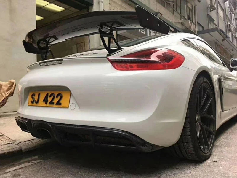 V2 Carbon Fiber Rear Wing - Porsche Cayman Boxster GT4 981 /718/987