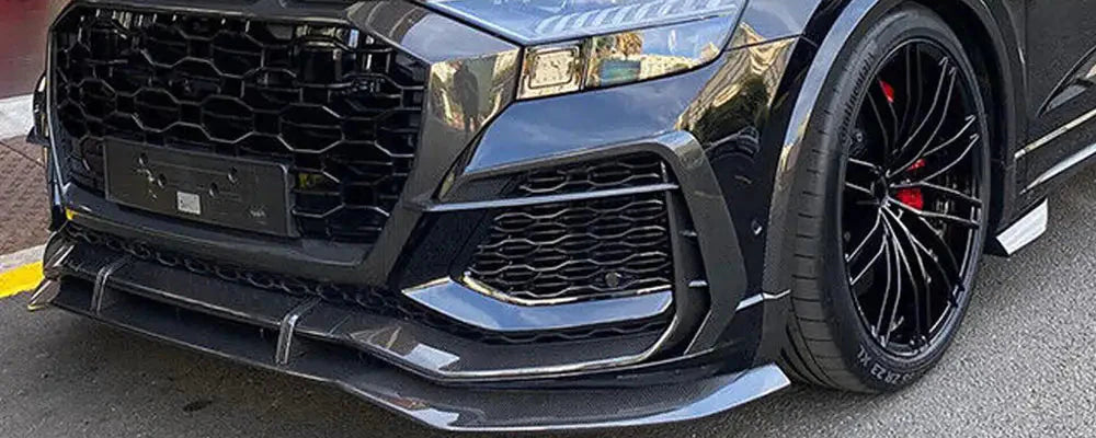 Carbon Fiber Front Lip Splitter for Audi RSQ8 Sport 2019-2023