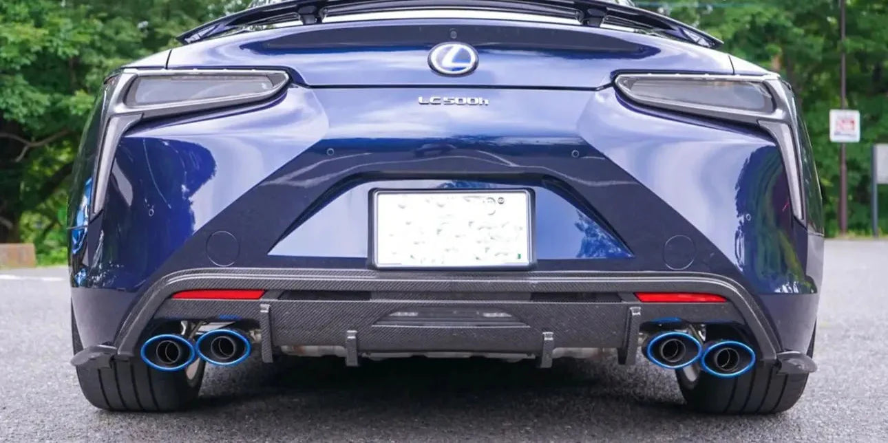 Carbon Fiber Rear Diffuser - Lexus LC500 LC500H | CARBON DISTRICT