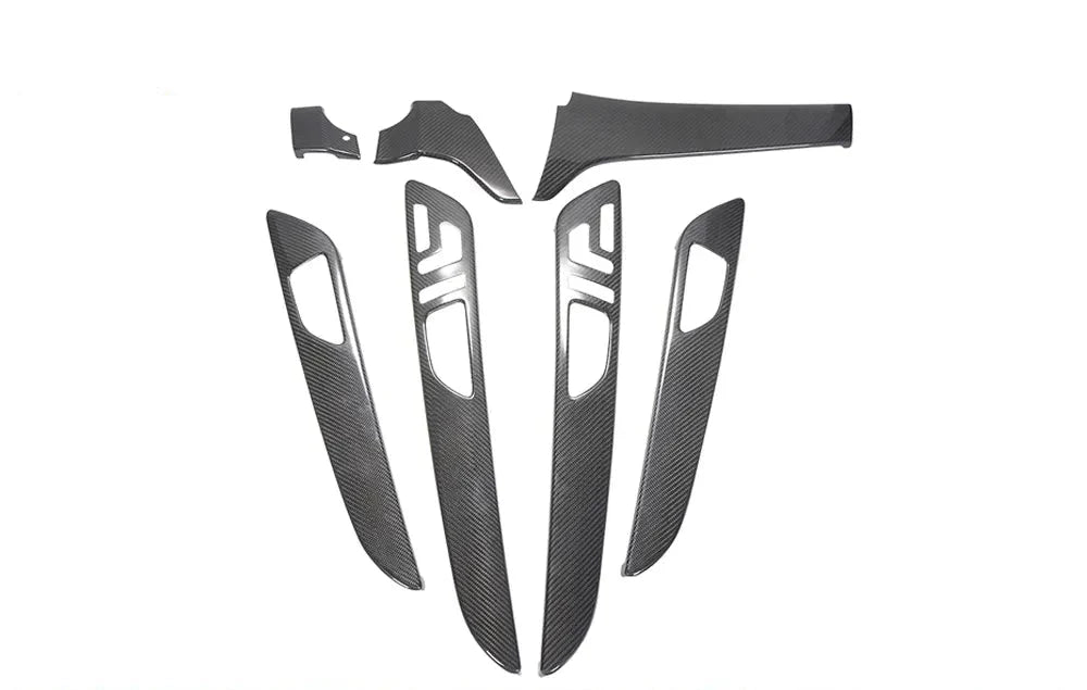 Carbon Fiber Interior Dash Board/ Door Panels - Mercedes GLE GLS 2015-2018 7Pcs