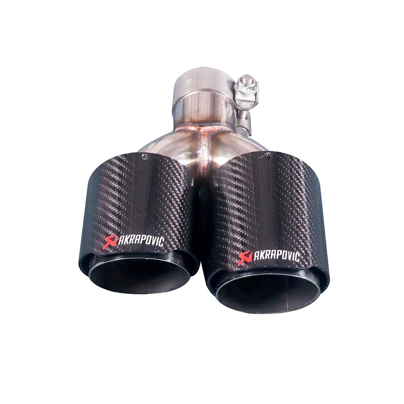 Carbon Fiber Y Pipe Exhaust Tips ( Single to Dual) V2