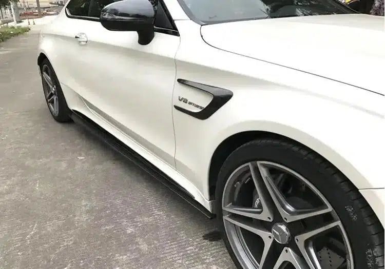 Mercedes C63 Coupe Carbon Fiber Fender Trim