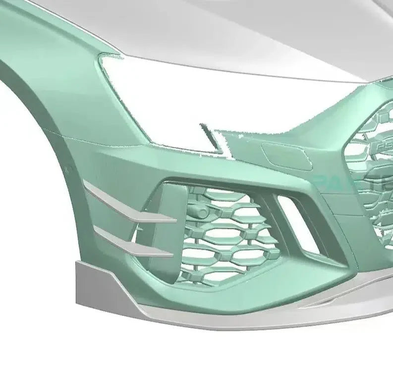 Audi RS3 8Y Carbon Fiber Front Canards 4pc