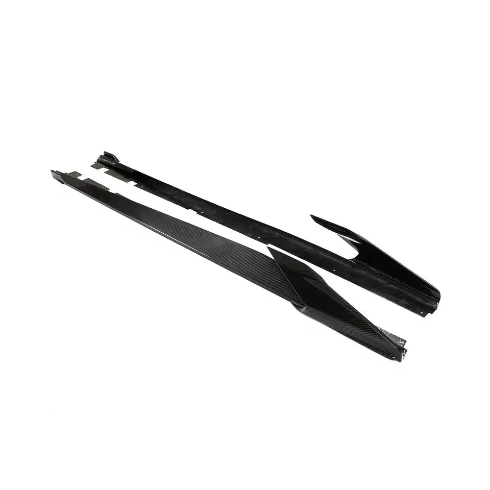 Ferrari 488 Carbon Fiber Side Skirt Extensions