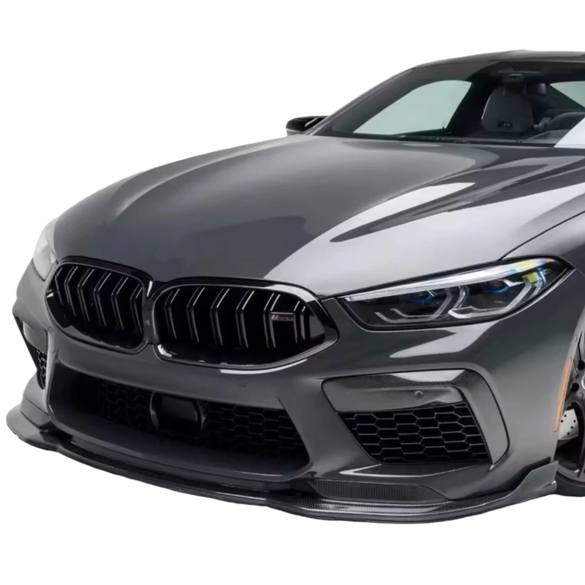 V Style Carbon Fiber Front Lip - BMW F91/F92/F93 M8