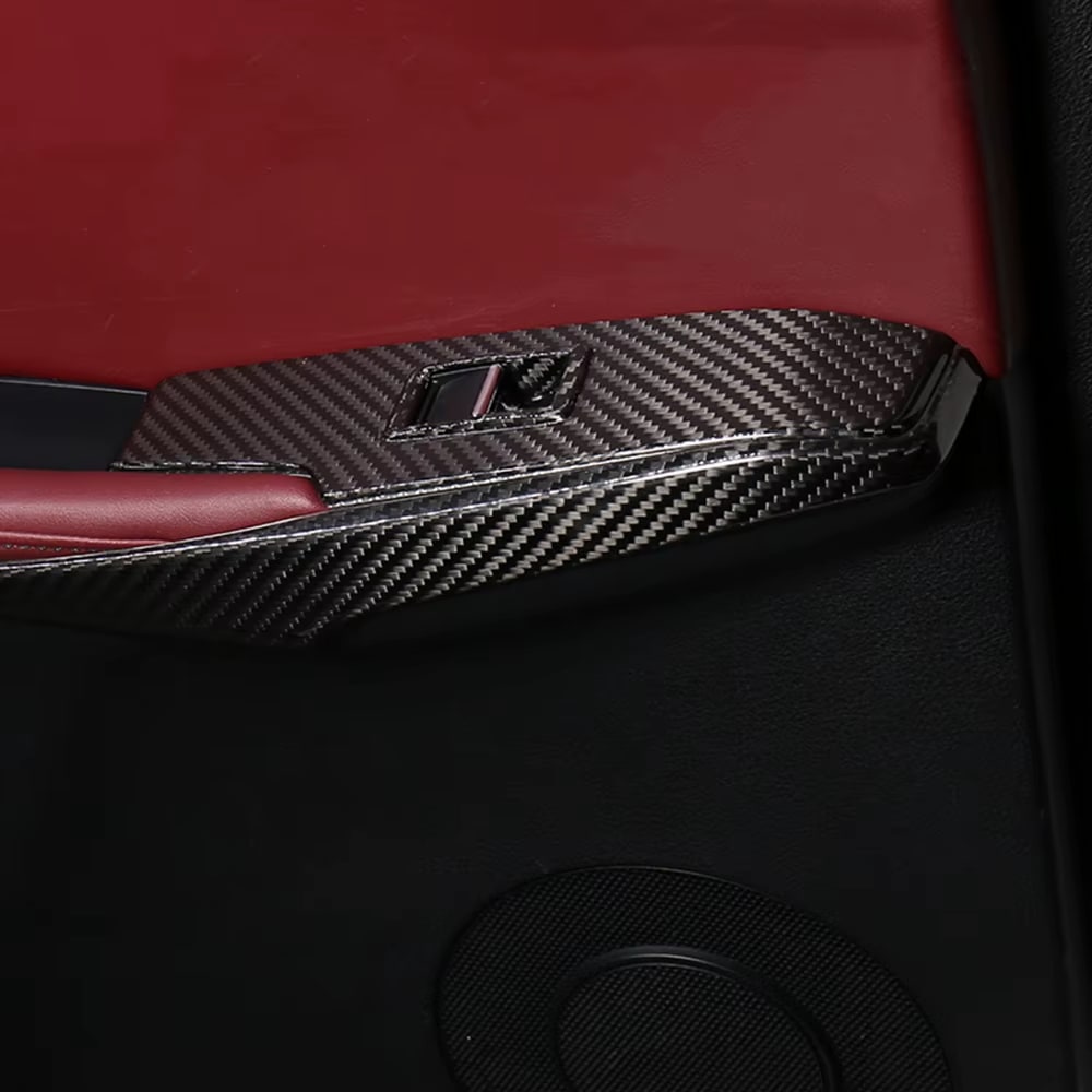 Carbon Fiber Interior Door Panel Trim Set -  Lexus IS 300 350 IS250 200t 350F F Sport 2013-2019