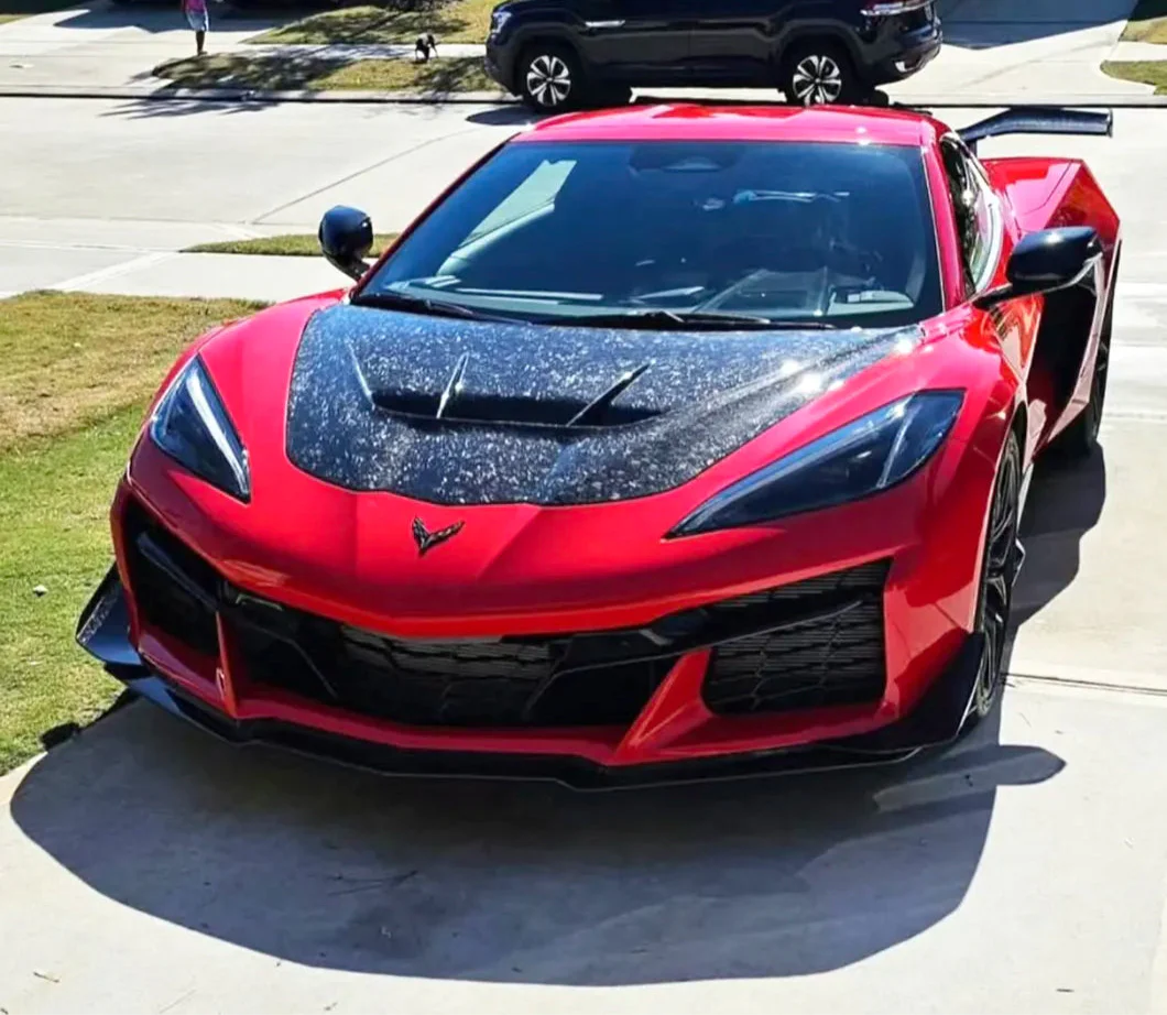 Vented Carbon Fiber Hood V3 - Corvette C8