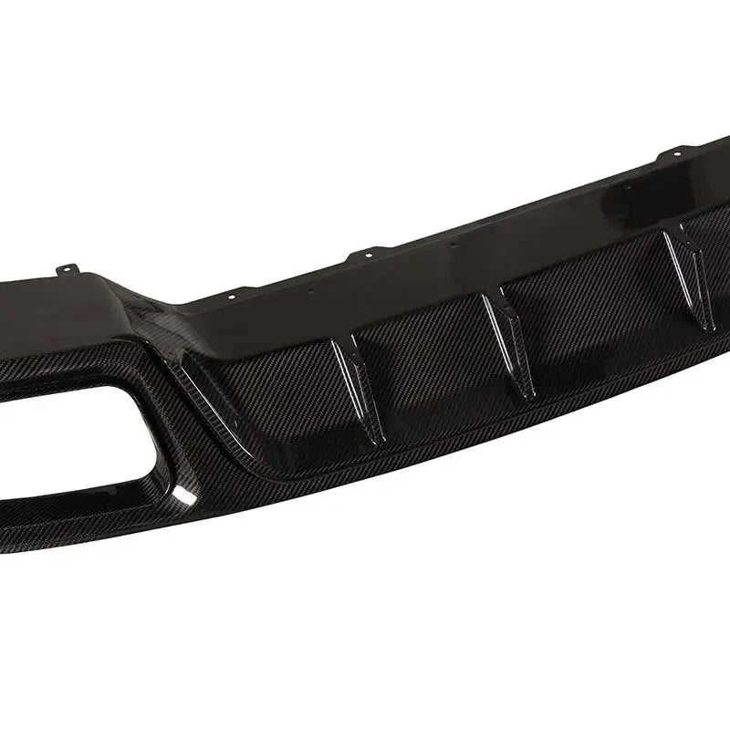 Paktechz Dry Carbon Fiber Rear Diffuser - Porsche Cayenne Coupe Turbo 9YA 9Y0 9Y3