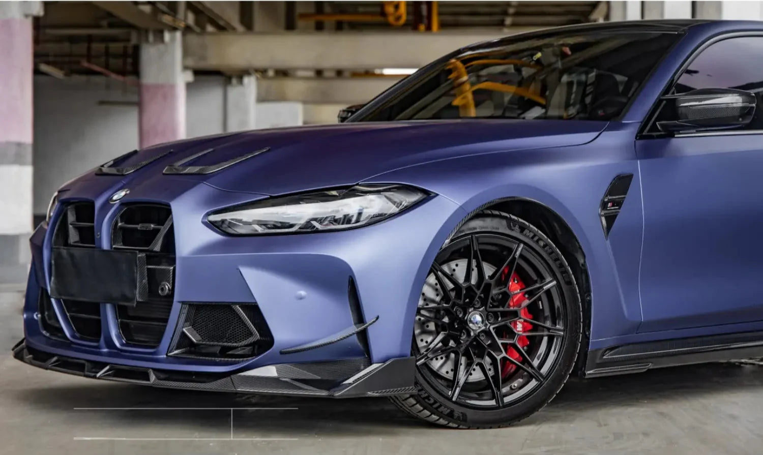 SQ Carbon Fiber Front Bumper Grille - BMW G80 M3 & G82 / G83 M4