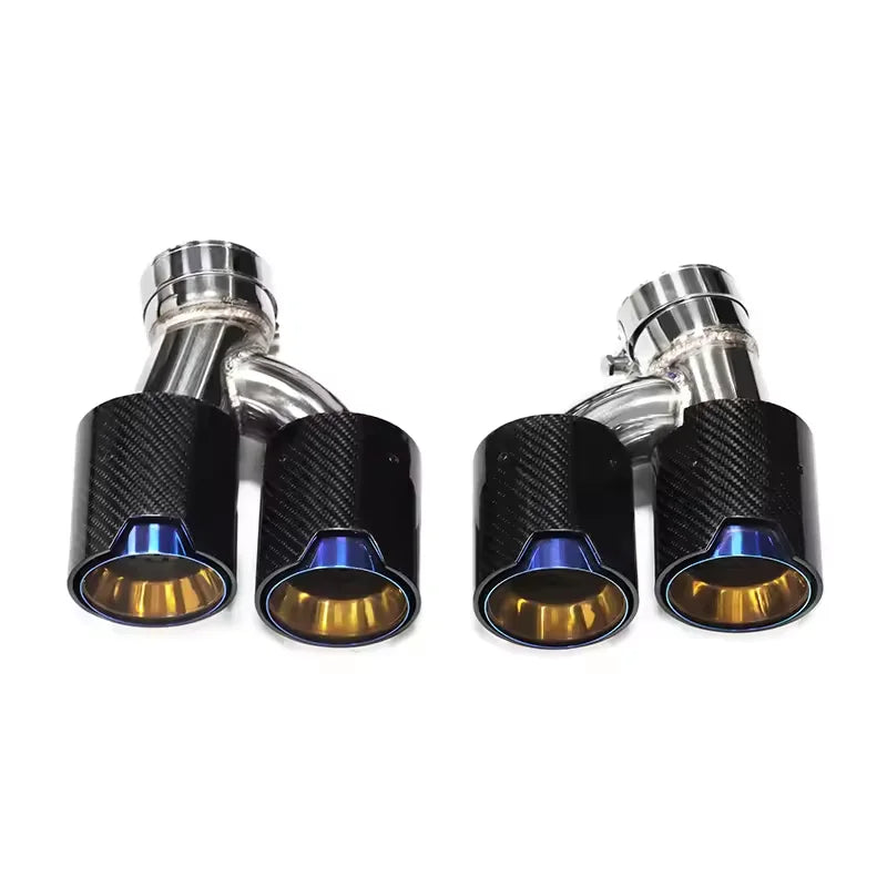 Carbon Fiber MP Dual Exhaust Tips - bmw G30 G38 525i 528i 530i