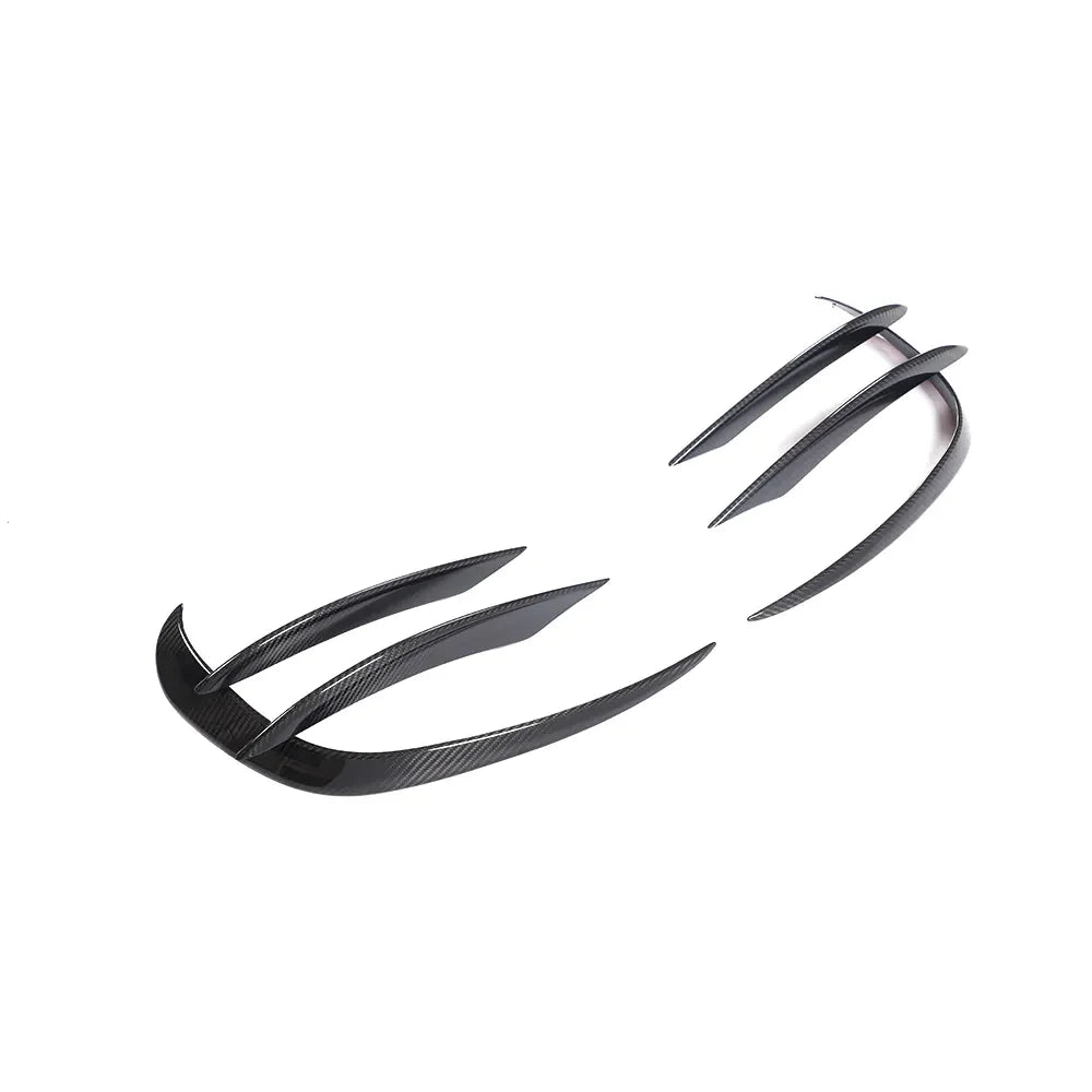Carbon Fiber Front Bumper Fog Lamp vents- Mercedes Benz A205 C205 C43 AMG Sport 19-20