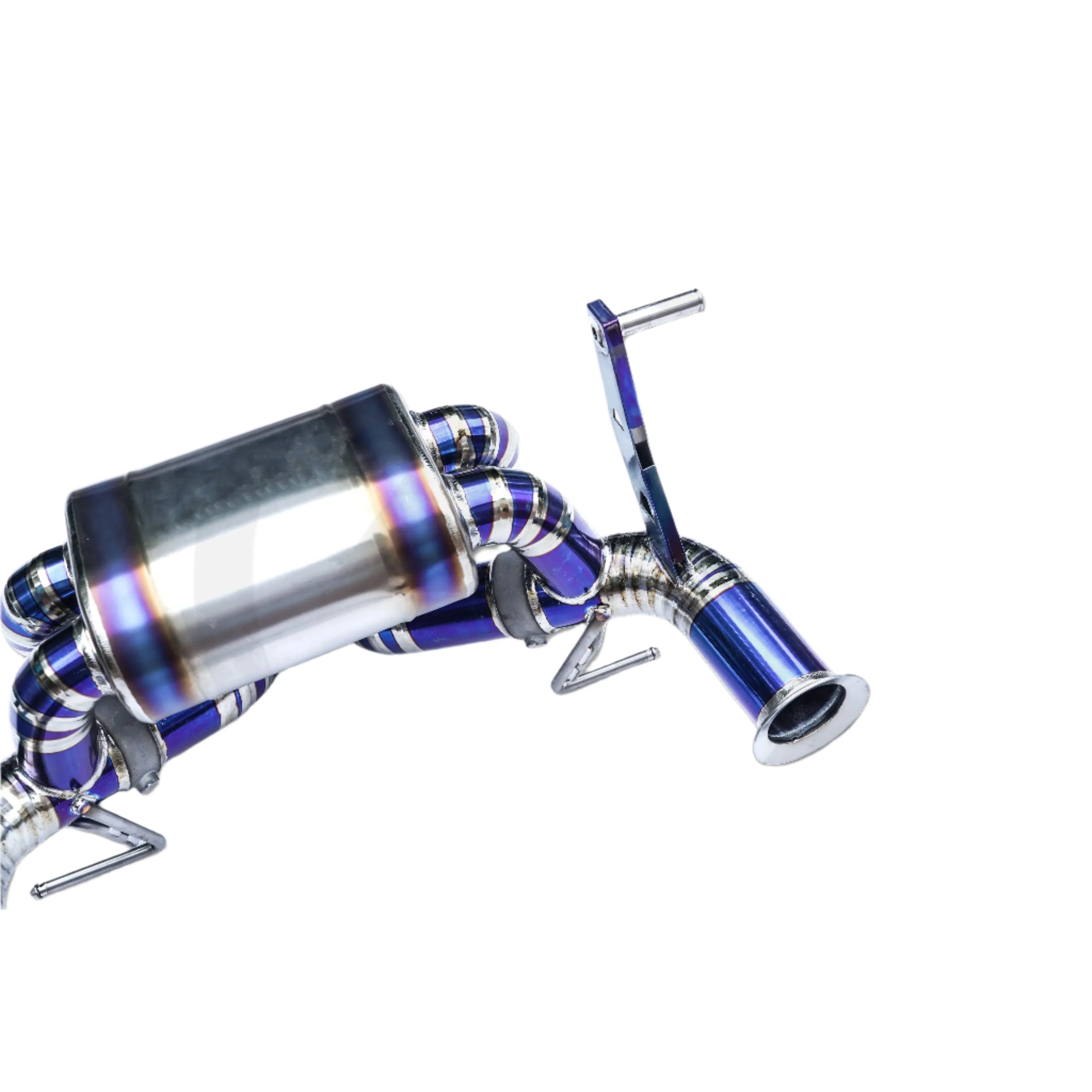 Titanium High Performance Valved Muffler Exhaust System - Lamborghini Aventador S LP740-4 6.5L V12
