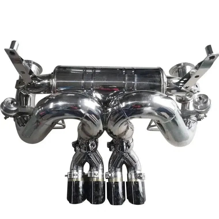 Lamborghini Aventador 304 Stainless Steel Valved Exhaust With Muffler