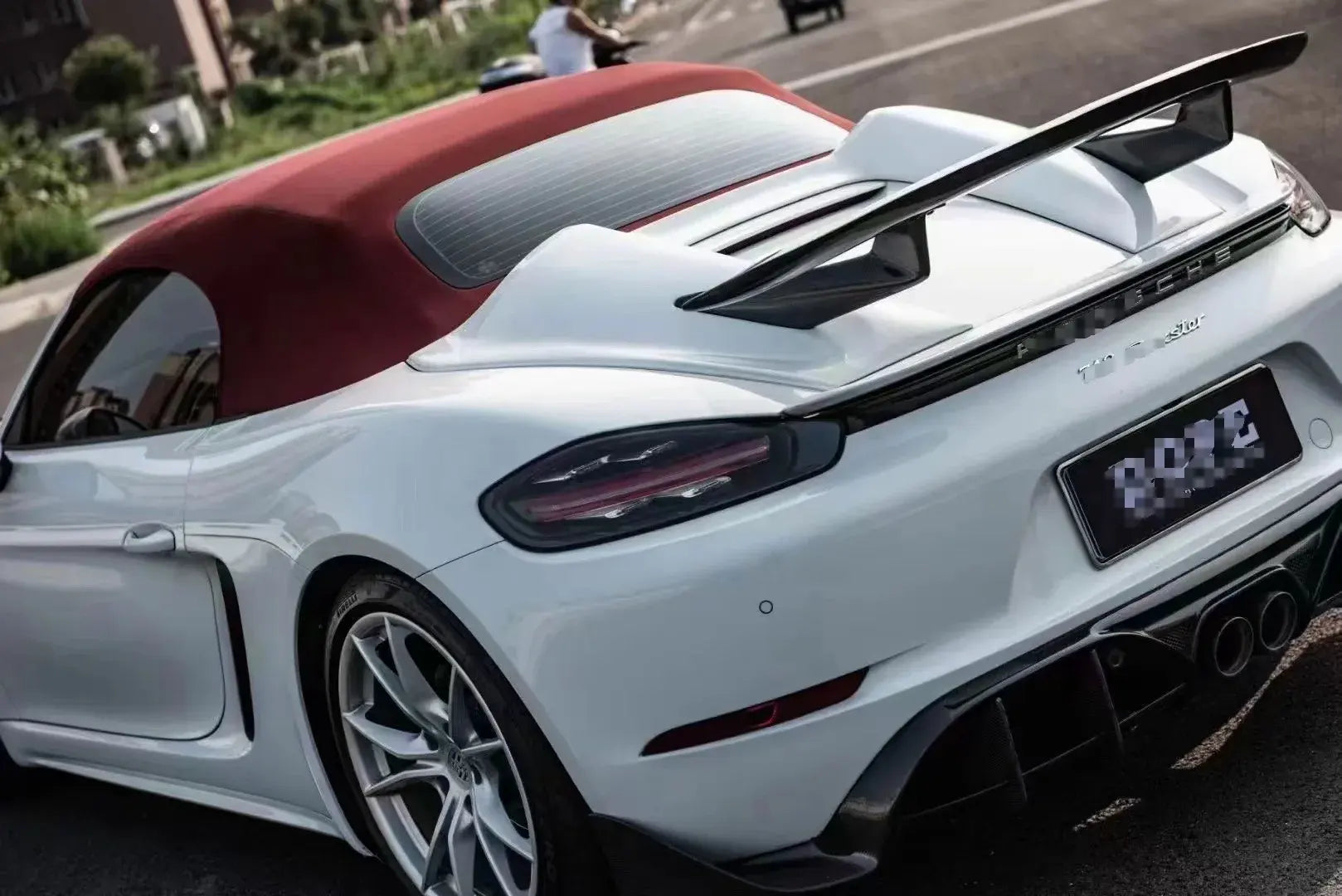 Carbon Fiber Rear Spider Wing - Porsche 718 981