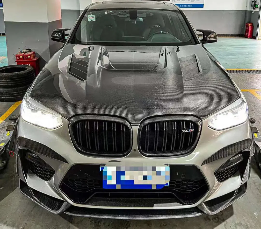 Carbon Fiber Vented Front Engine Hood - BMW X4M F98 X3M F97 G01 G02 G08