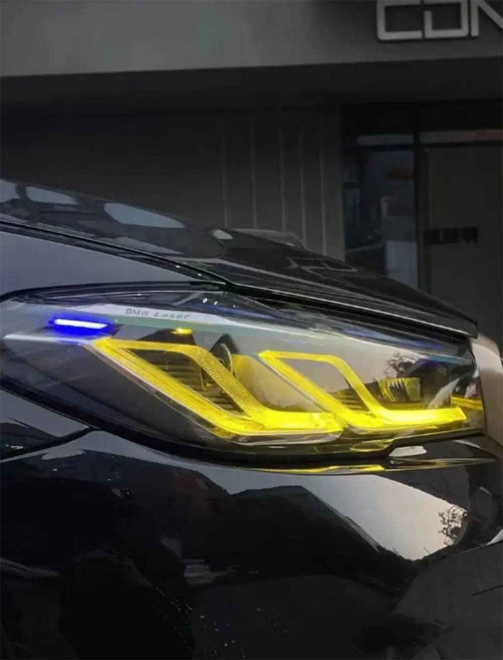 CSL Yellow LED Headlight DRL - BMW G30 M5 / 5 series LCI 2021-2023