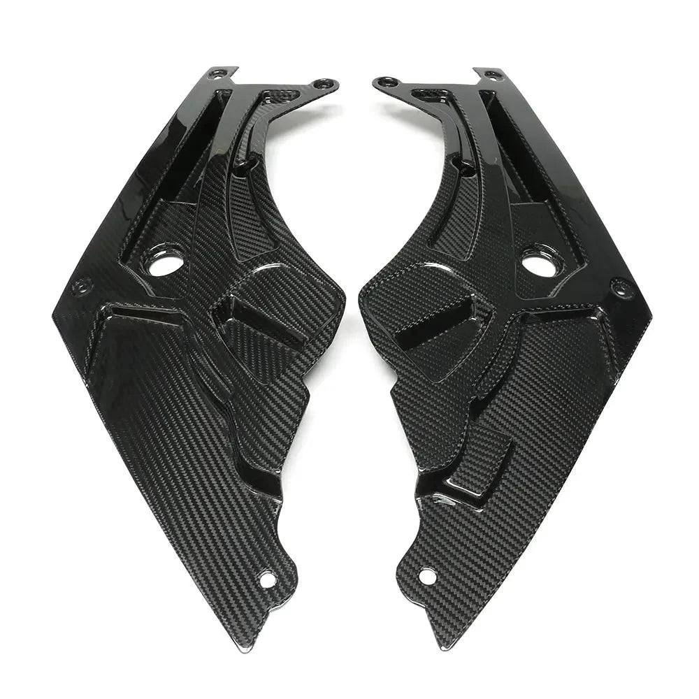 Dry Carbon Front Engine Corner Bay Headlight Lamp Cover Set -  BMW G8X G80 & G81 M3 / G82 & G83 M4 / G87 M2