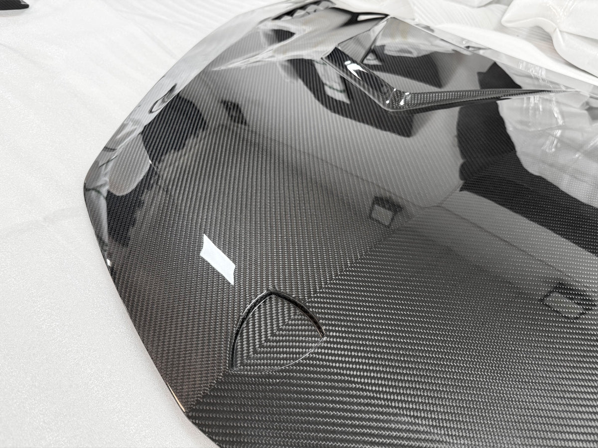Carbon Fiber Dk Style Front Hood Bonnet Cover - Lamborghini Revuelto