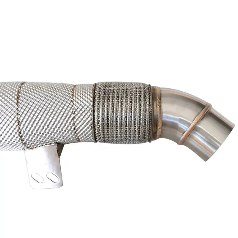 B58 Exhaust 4.5in DownPipe w/ Heatshied - BMW M340i B58 G20 G29 Supra A90 B58 2018-2023