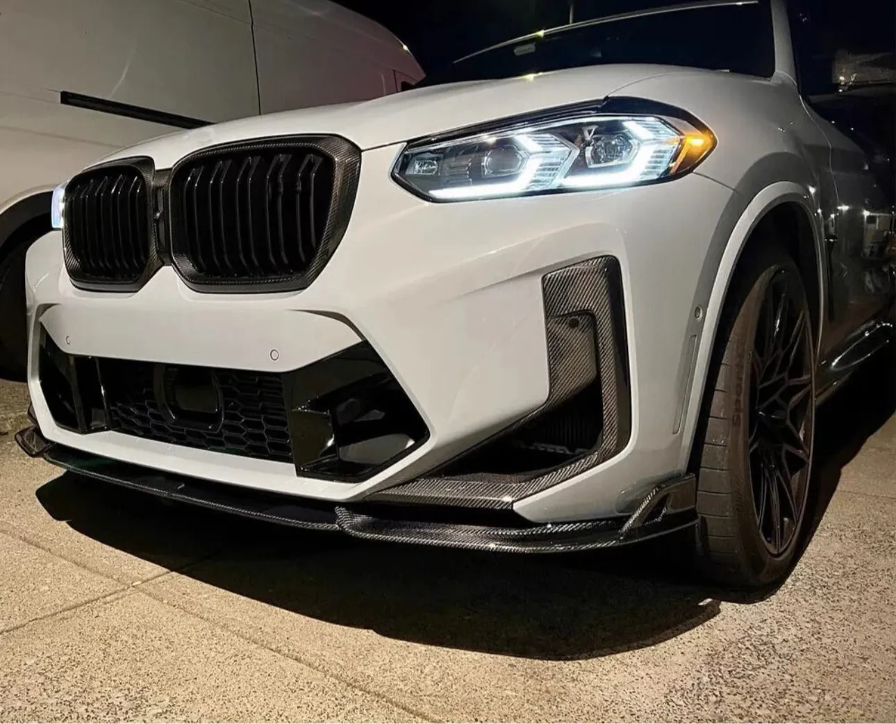 Carbon Fiber Front Bumper Lower Air Vent Duct - BMW X3M F97 X4M F98
