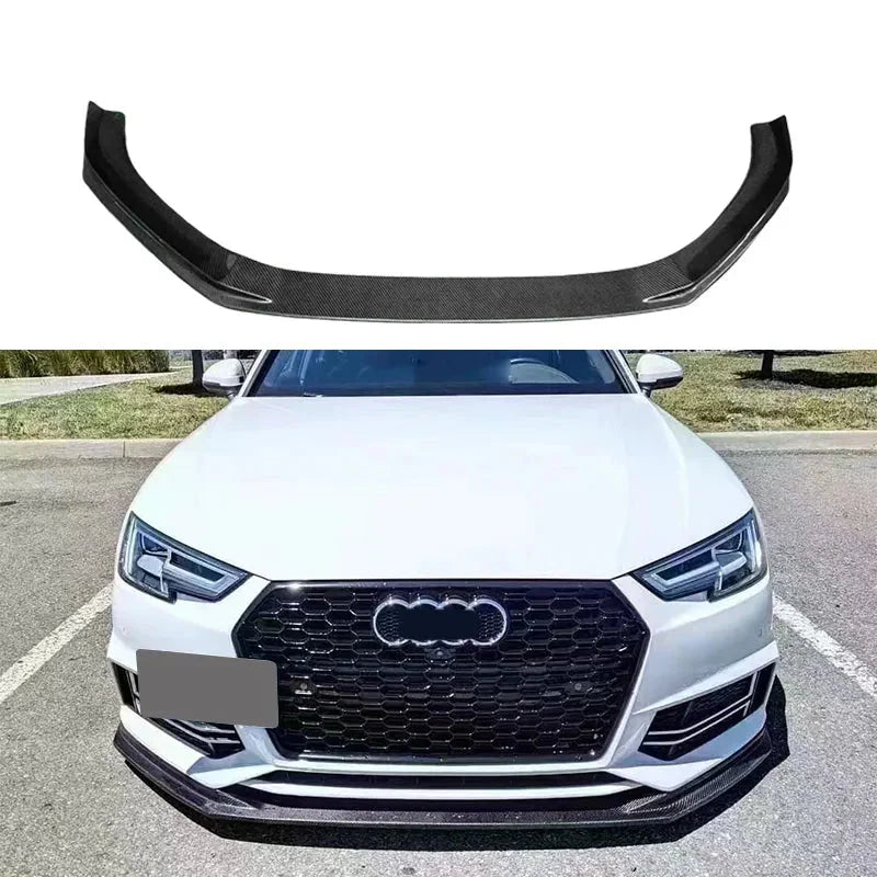 Carbon Fiber Front Lip V2 - Audi A4 S4 B9