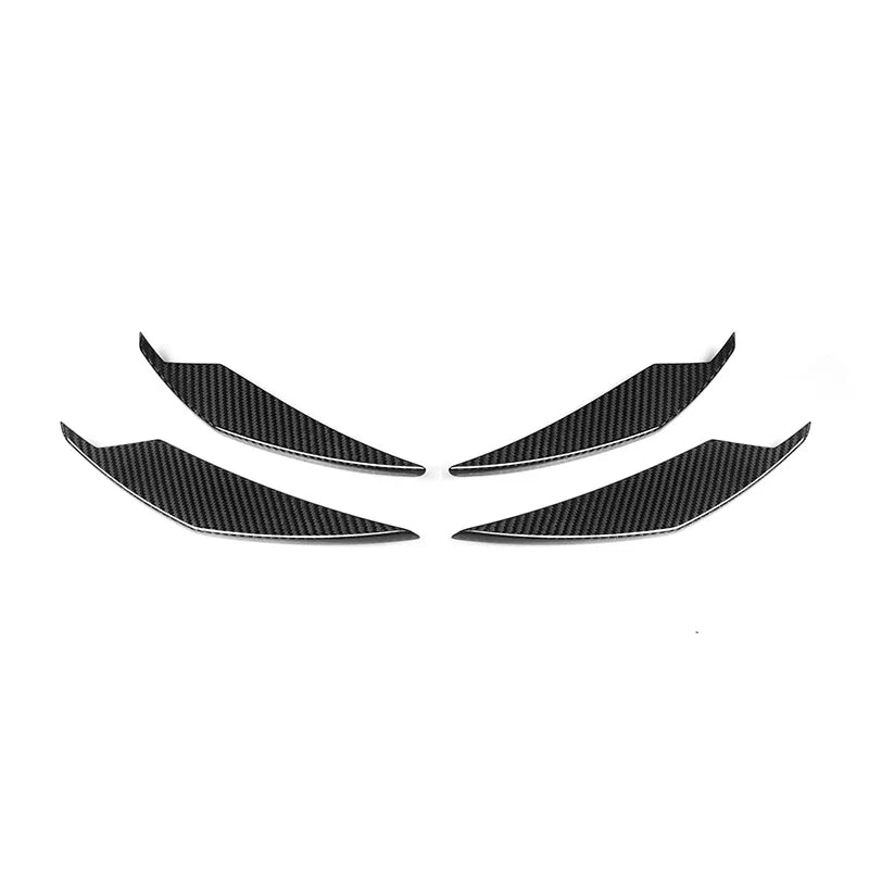 CARBON FIBER FRONT BUMPER CANARDS - BMW G8X G80 G82 M3 M4