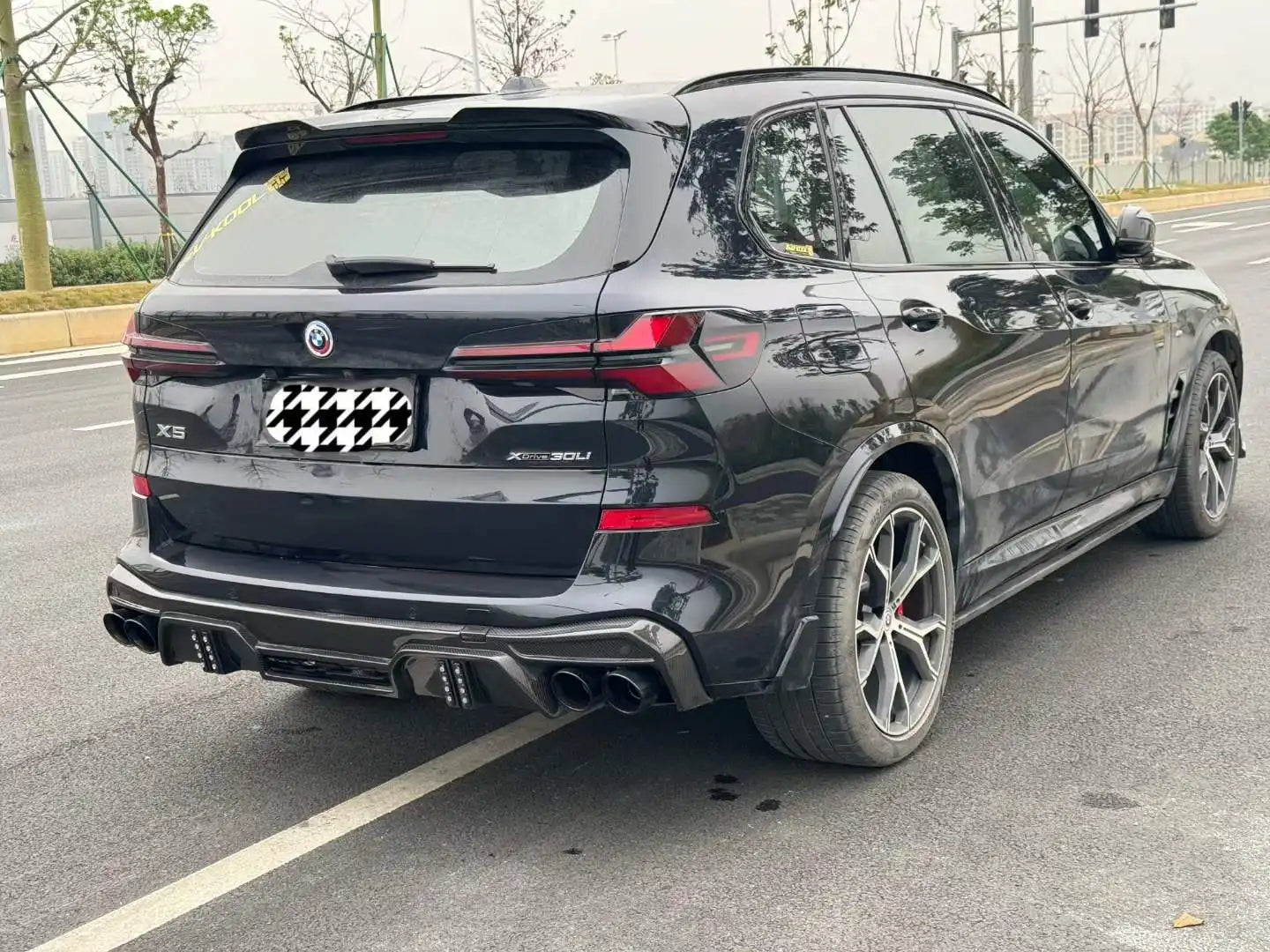 Carbon Fiber LD Front Lip & Rear Diffuser Combo -  BMW G05 X5 LCI