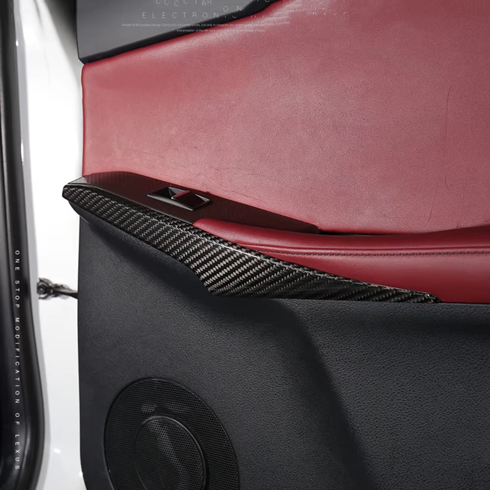 Carbon Fiber Interior Door Panel Trim Set -  Lexus IS 300 350 IS250 200t 350F F Sport 2013-2019