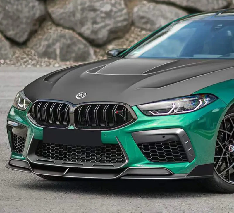 Dry Carbon Fiber Paktech Engine Hood Bonnet - BMW M8 F91 F92 F93