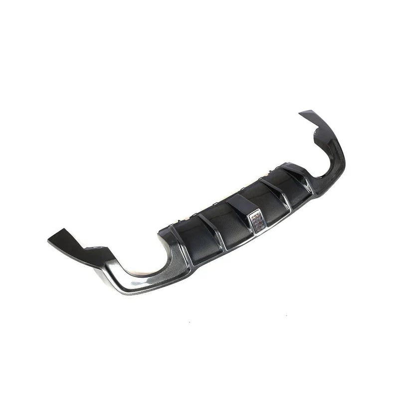 Carbon Fiber Rear Diffuser w/ Brake Light - Audi S3 / A3 S Line