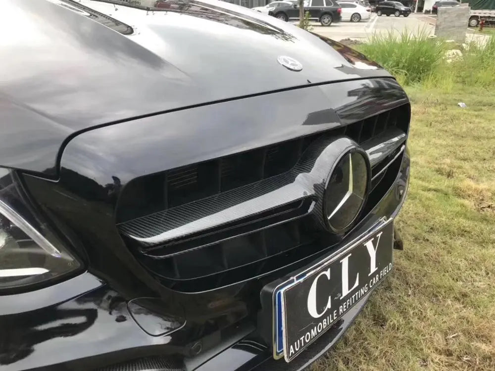 Carbon Fiber GT Style Front Bumper Grille -  Mercedes benz E Class W213 W205 W204