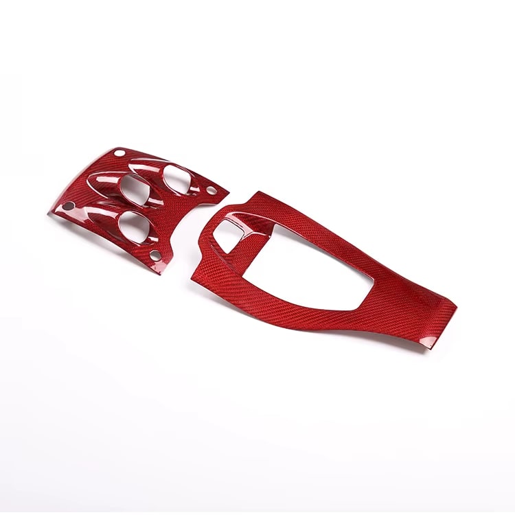 Carbon Fiber Center console Gear Panel Cover Trim - Ferrari 458 2011-2016